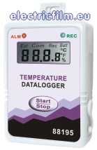 INREGISTRATOR (DATALOGGER) DE TEMPERATURA FARA/CU DISPLAY LCD SI  RS232 INCORPORATA 88195/88193