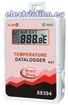 INREGISTRATOR (DATALOGGER) DE TEMPERATURA DUAL FARA/CU DISPLAY LCD SI  RS232 INCORPORATA  88393/88394